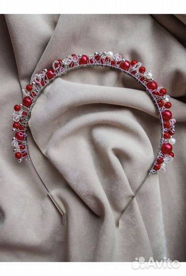 Ободок ручной работы украшение