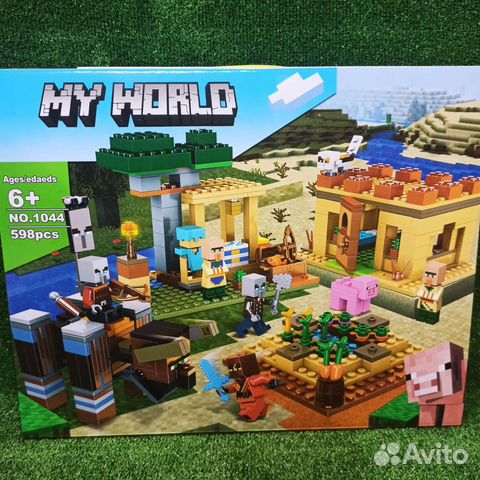 Конструктор minecraft нападение на деревню