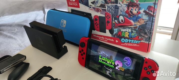 Nintendo switch прошитая 32+128 Gb