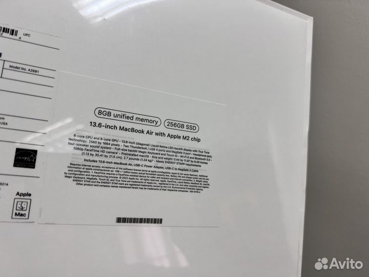 Nеw MacBook 13 Air M2 8256Gb + Русская клав