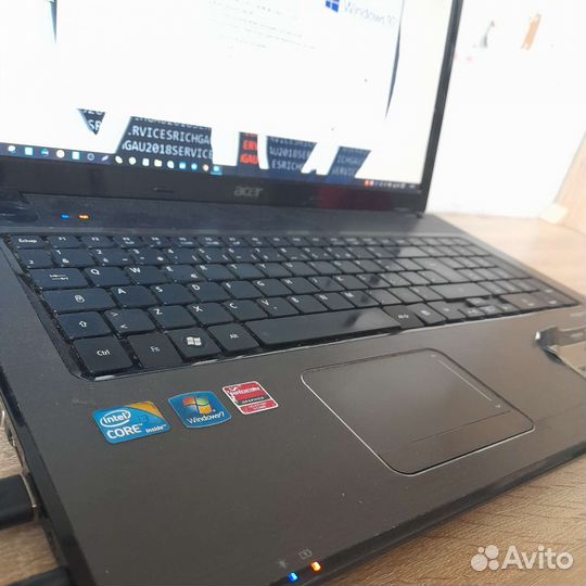 Acer aspire 7741g intel i3 RAM 6GB