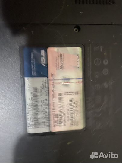 Ноутбук asus