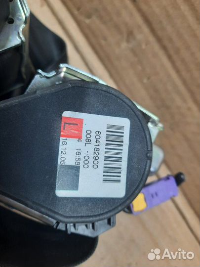 Ремень безопасности Audi A3 hatchback 2.0 FSI 2006