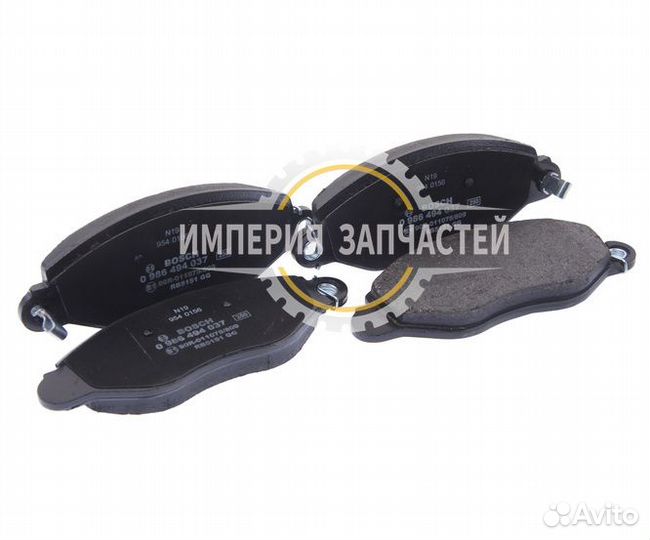 Колодки тормозные ford Transit (00-06) передние (4