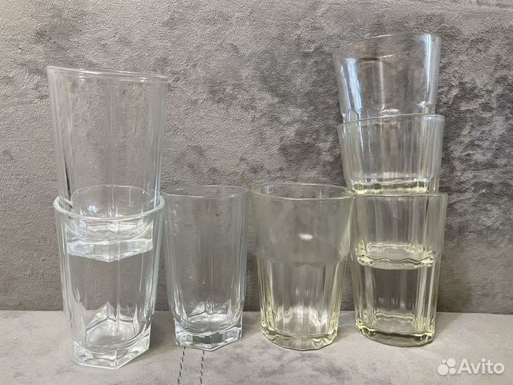 Стопки рюмки и стаканы