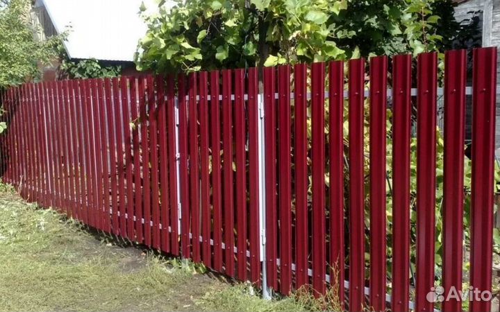 Забор металлический качественно под ключ