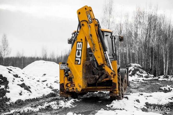 Стекло нижнее на Экскаватор-погрузчик Jcb 3cx-4cх