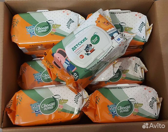 Влажные салфетки детские