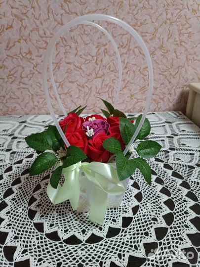 Букет цветов из мыла