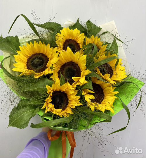 Подсолнухи/Букет из подсолнухов