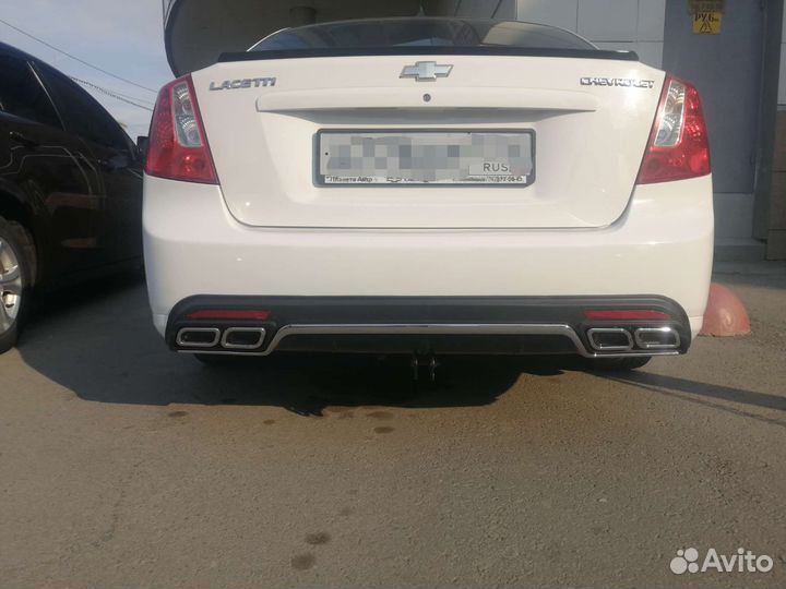 Диффузор Накладка на задний бампер lacetti