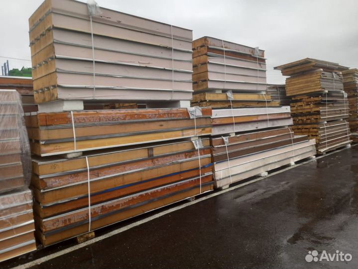 Сэндвич панели бу 10000 м2 в наличии