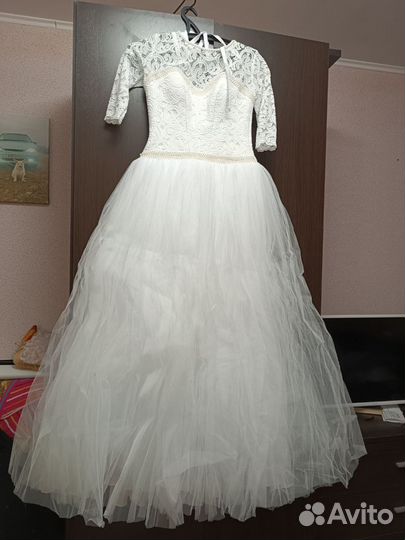 Свадебное платье 40 42 и фата