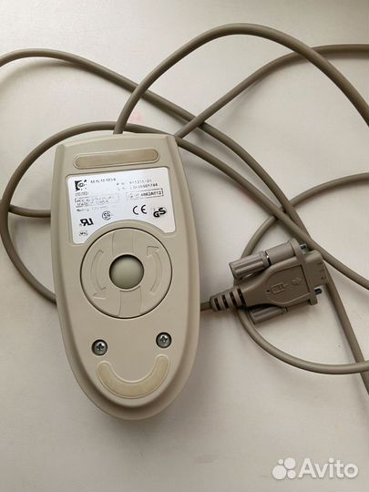 Манипулятор мышь logitech на com порт с шариком