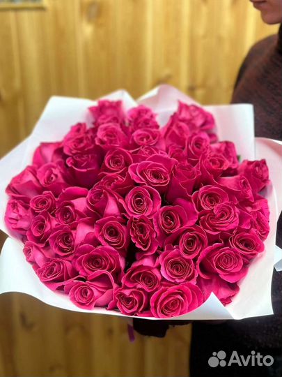 Розы эквадор от 25 шт