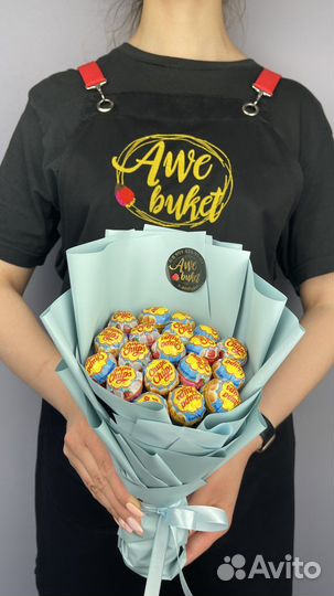 Букет из чупа-чупсов