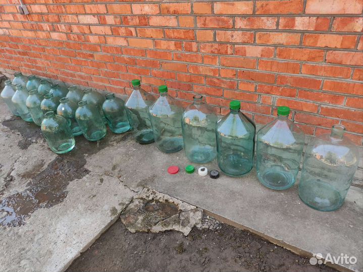 Банки стеклянные 20, 10 литров