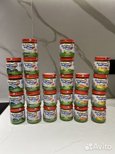 Детское питание пюре овощное агуша