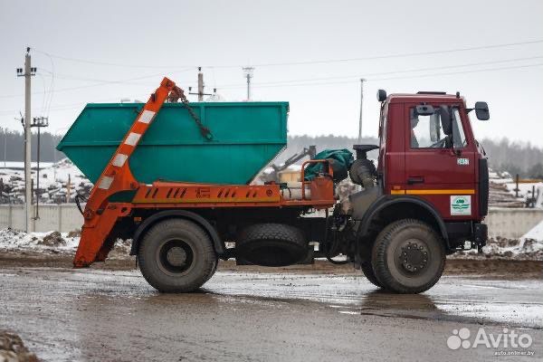 Вывоз мусора контейнер, газель