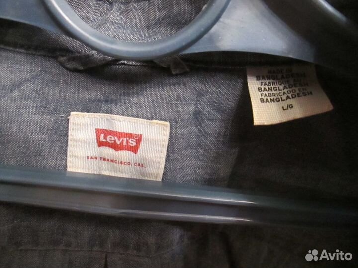 Джинсовая рубашка levis