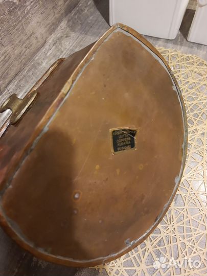 Кашпо медь Винтаж