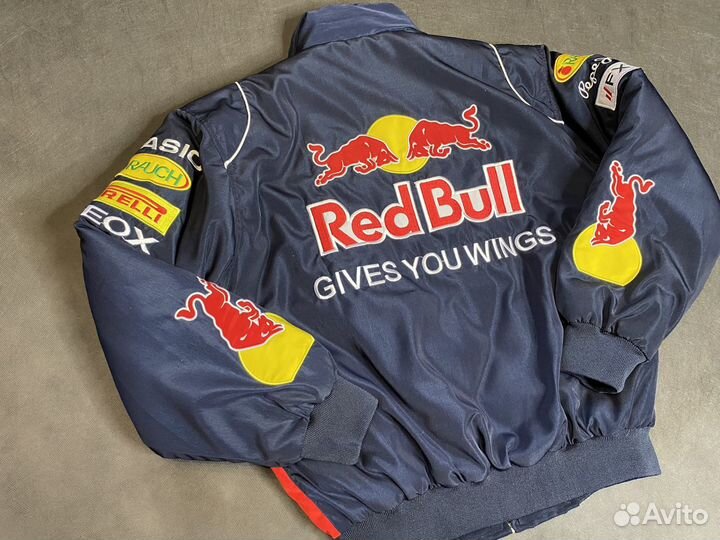 Гоночная куртка Red bull ред булл все размеры