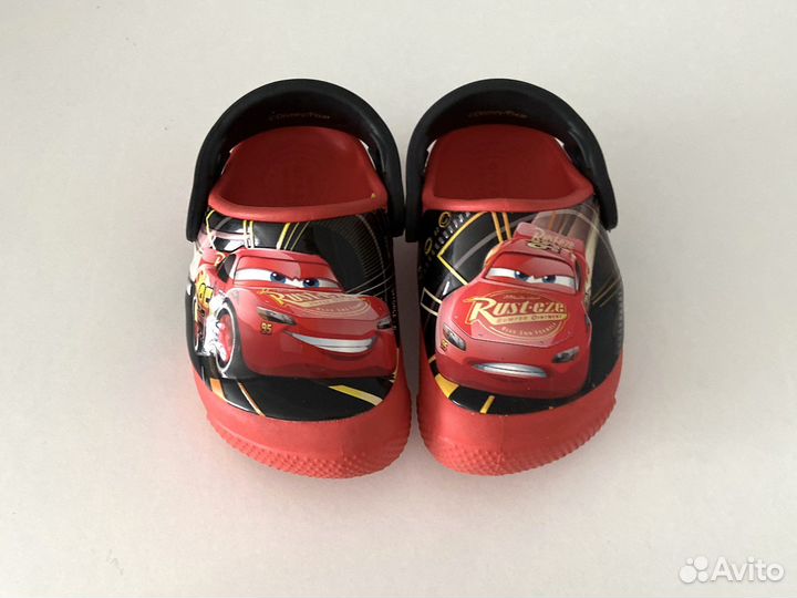 Детские сандали-сабо crocs c5 тачки 20-21 р-р