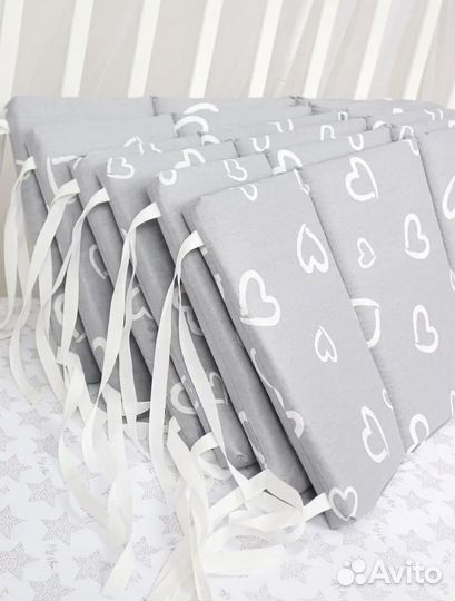 Бортики в детскую кроватку