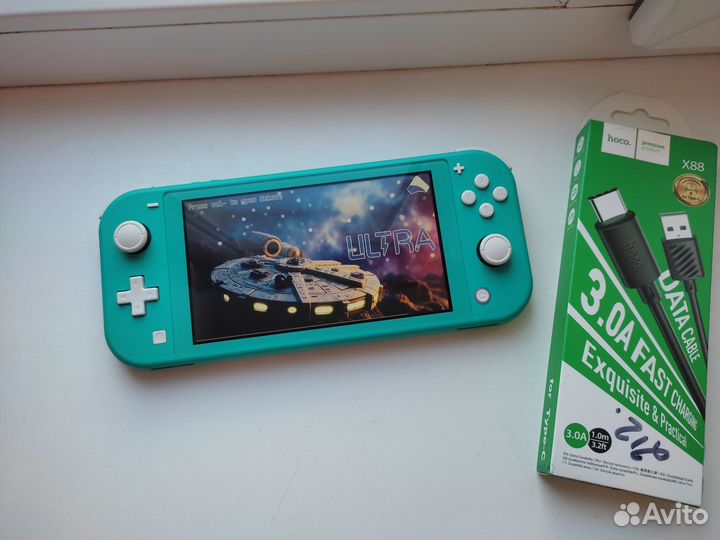 Nintendo Switch Lite Прошитая Чип 128гб