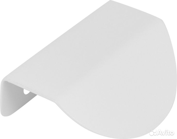 Ручка-профиль cт2 60 мм сталь, цвет белый