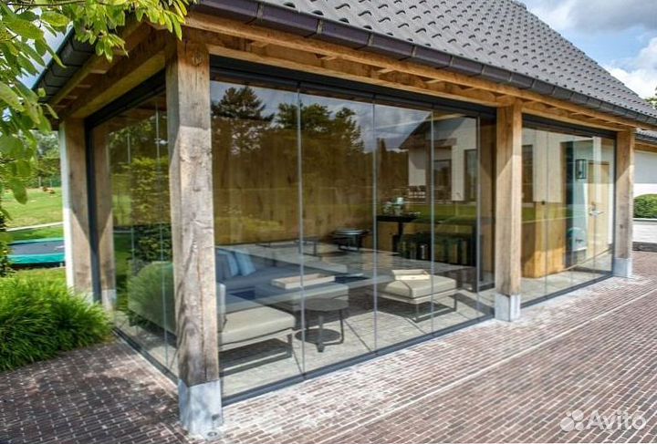 Безрамное остекление