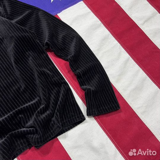 Велюровая кофта винтаж Made in USA 90-х