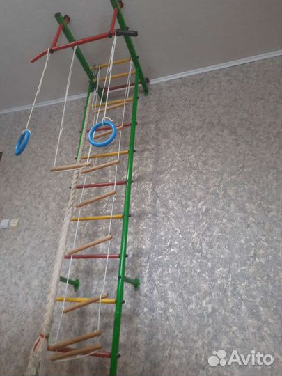 Детский спортивный комплекс для дома с матом