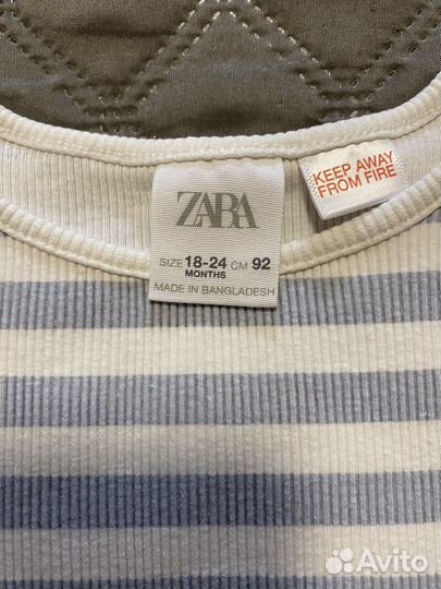 Лонгслив Zara 92 для девочки