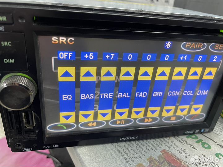 Магнитола 2 din prology DVS 2240T