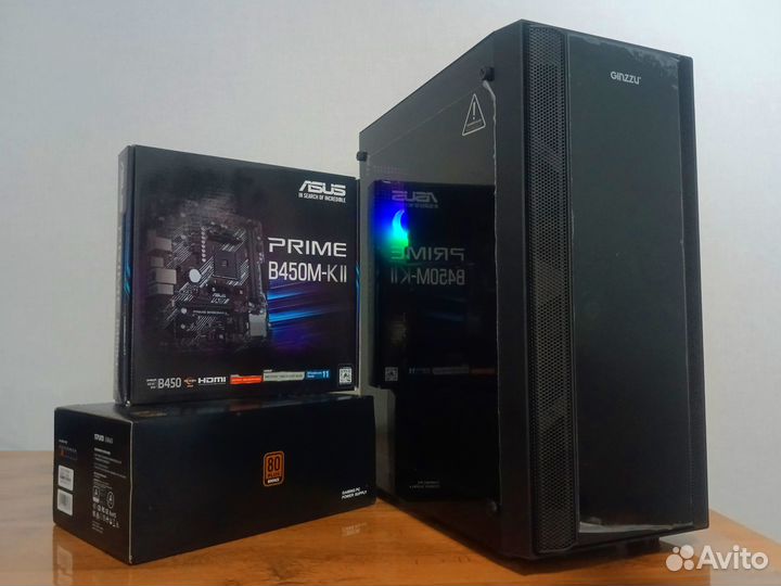 Игровой Ryzen 5 5500 rx5700xt