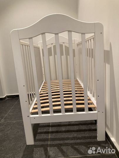 Детская кроватка Bebizaro Березка белая