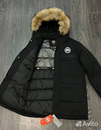 Парка Canada Goose черная (размеры 48-56)