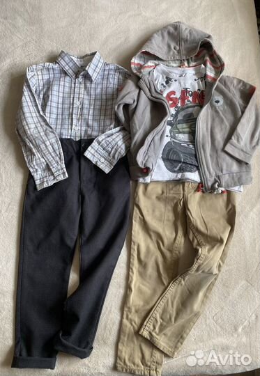 Одежда для мальчика пакетами 110 и 116 Zara H&M