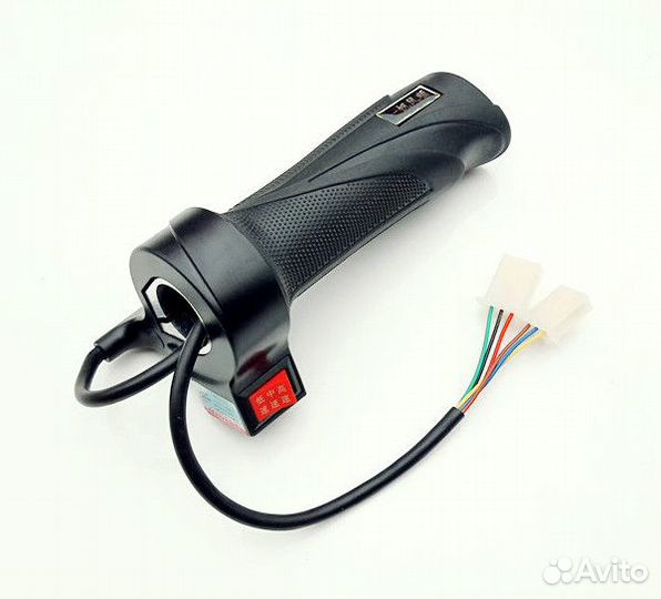 Ручка газа для электровелосипеда с кнопкой 3-х пз