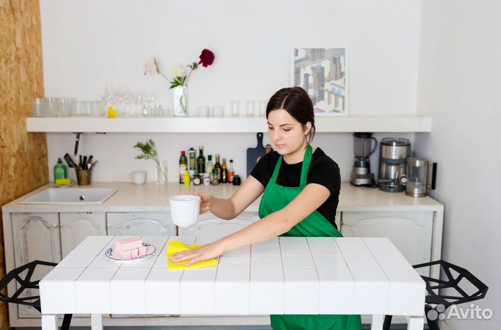 Уборщица/уборщик на утро/вечер