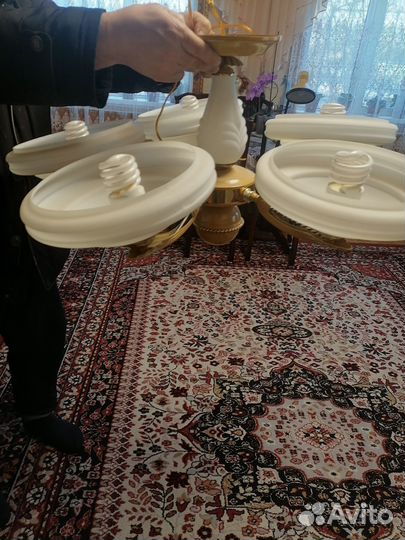 Люстра потолочная подвесная бу