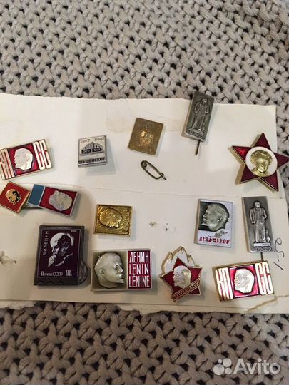 Значки Ленин,Олимпиада,40 лет Победы и др. из СССР