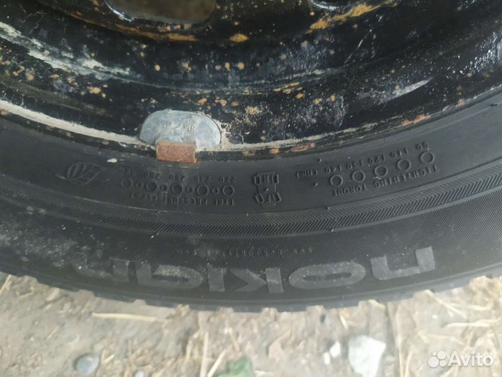 Зимняя резина на штампах r15