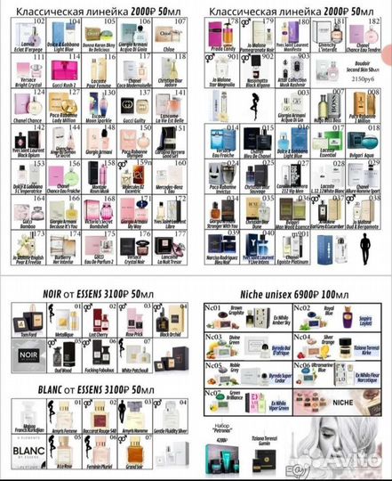 Духи - жен. и муж. от компании Essens