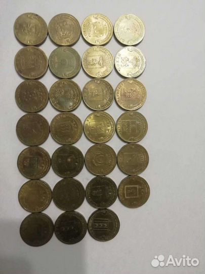 Монеты 10-тирублевые серии Города воинской славы