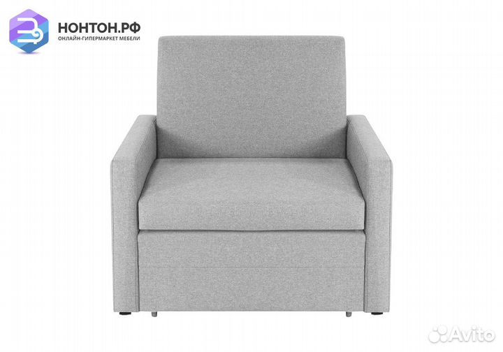 Кресло выкатное Виктория-5 светло-серое