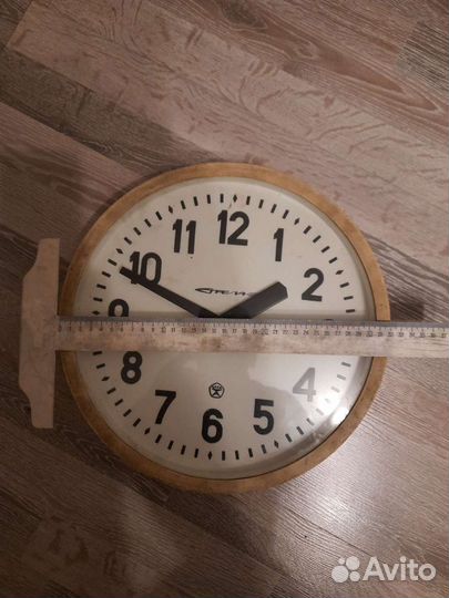 Часы промышленные вторичные Стрела большие СССР
