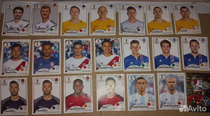 Наклейки panini fifa 2018