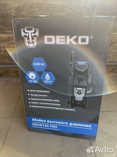 Мойка высокого давления deko dkcw195 Pro 2400вт